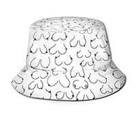 Bucket Hats Boobs the Breast Packable Bucket Hat for Sun Protective