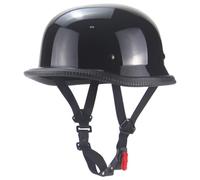 Bucket Helmet, German Style Motorcycle Helmet Adjustable Comfortable Vintage Half Face German Motorcycle for Adult Men Women