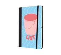'Bucket List' A5 Sized Lined Paper Scrapbook - Funny & Novelty Idea for Friends & Family (note-kf23-bucketlist)