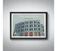 Bucket List Prints Hacienda Manchester Travel Poster A2 16.5x23.4in / Print Only