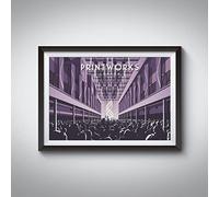 Bucket List Prints Printworks Nightclub London Travel Poster 8x10in / Print Only