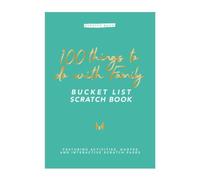 Gift Republic Scratch Off Book|Family Edition|100 Things To Do,Green,Medium