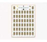 Bucket List Studio Kids Activities Scratch Off Poster - A3 Scratch to Reveal Fun Things to Do - Screen-Free Activity Ideas for Children - Gift for Kids & Families