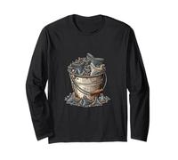 Bucket of Shark Teeth Fossil Hunter Shark Tooth Collector Long Sleeve T-Shirt