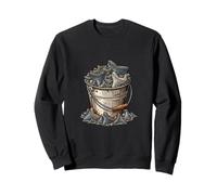 Bucket Of Shark Teeth Fossil Hunter Shark Tooth Collector Sweatshirt