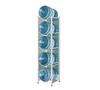 Bucket storage rack,5 gallon Water Bottle Storage Organizer Heavy Duty water jug holder rack ，Large capacity Double row bucket rack Water Cooler Jug Rack ， Stackable Water Dispenser Stand，fo