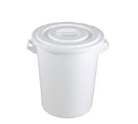 Bucket Universal food bucket with carrying handle Water barrel Storage container Industrial bucket for catering supplies Plastic All-purpose barrel Capacity: 100 liters with lid