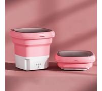 Bucket Washing Machine Underwear Washing Machine 2.8 L Large Capacity 36 w Powerful Motor 3 Cleaning Modes Suitable for Small Clothes(Pinks)