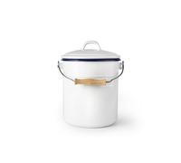 Bucket With Lid For Compost White 4 Lt