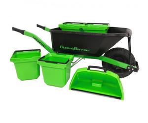 BucketBarrow URBAN88 Wheelbarrow with Buckets and Scoop