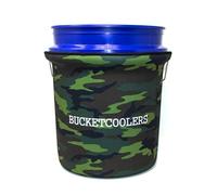 BucketCoolers 7mm Neoprene 5-Gallon Bucket Sleeve, Insulated Cooler Cover with Reinforced 8-Stitch Seams and Edge Guard for Fishing, Hunting and Camping (Camouflage)