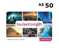 BucketlistGift A$50 Gift Card AU