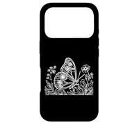 Buckeye Butterfly Line Art Entomologist Case for iPhone 17 Pro