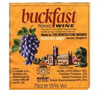 Buckfast Tonic Wine Style edible 13.3 x 12.3cm Iced Topper Frosting Icing Personalised
