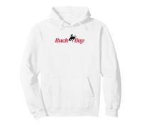 Bucking Bronco, Buck Boy, Western Rodeo Cowboy Bronc Rider Pullover Hoodie