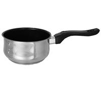 Buckingham 1 Litre Stainless Steel Induction Milk Pan with Xylan Non-Stick Coating and Double Lip Bakelite Handle