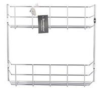 Buckingham 2 Tier Spice Herb Packet Jar Rack, Metal, Premium Quality 40.5 x 10.5 x 36.0 cm