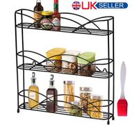 Buckingham 3-Tier Freestanding Spice Rack & Kitchen Jar Organiser