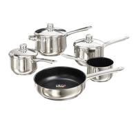 Buckingham 5Pc Stainless Cookware Set Non-Stick Induction Fry & Saucepans