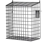 Buckingham Black Front Door Cage, Guard, Basket, Mail Catcher, Post, Letter Box, Pre-Assembled
