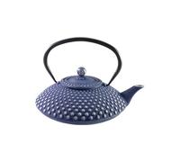 Buckingham Cast Iron Hobnail Teapot 1250 Ml - Blue Pimple Pattern, Blue
