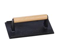 Hamburger Grill Press Cooking BBQ Cast Iron Steak Weight Bacon Meat -Buckingham