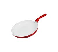 Buckingham Ceramic Coated Induction Frying Pan 28cm-RED with Soft Touch Handle, 47 x 28 x 5.5 cm