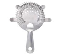 Buckingham Cocktail Strainer 4 Prong Hawthorne Professional Grade Stainless Steel Bar Tool 15 cm
