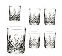 Buckingham Crystal Whisky Glasses - Set of 6 in Satin Presentation Box