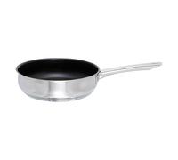 Buckingham Deep Frying Pan Stainless Steel with ILAG Ultimate 3 Layer Non-Stick Coating Hollow Handle Induction Hob Compatible Professional Grade Cookware 24 cm 2.7 litres