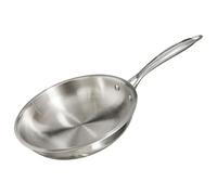 Buckingham Deep Induction Stock Pot with Glass Lid Premium Stainless Steel Multipurpose Cooking Pot for Soups Pasta Stews (24 cm, Tri-ply Frying Pan)