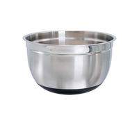 Buckingham Deep Salad Mixing Bowl with Black Silicon Base Easy Grip Durable Stylish and Versatile Ideal for Baking Cooking Salad & Food Prep (28 cm)