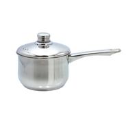 Buckingham Deep Saucepan with Premium Stainless Steel Lid Multipurpose Cooking Pot Suitable All Heat Sources Including Induction 18 Cm 2.8 litres