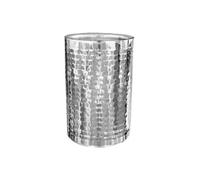 Buckingham Double Wall Stainless Steel Ice Bucket Hammered Effect 1.5 Litres