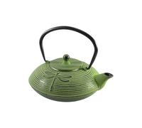 Buckingham Teapot Dragonfly Design Tetsubin Japanese Style 800 Ml With Stainless Steel Mesh Infuser, Cast Iron, Light Green