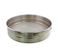 Buckingham Drum Sieve Strainer 40 Fine Mesh Stainless Steel Silver 32 Cm