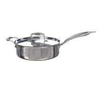 Buckingham Elite Tri-Ply 18/8 Stainless Steel Saute Pan With Helper Handle 24 Cm , 2.9 Litre