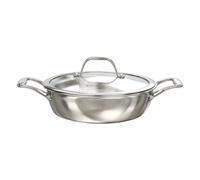 Buckingham Elite Tri-Ply 18/8 Stainless Steel Shallow Casserole Sauteuse Pan 20 Cm / 2 Litre