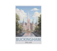 Buckingham England，Jigsaw Puzzles Puzzles for Adults Kids. 1000 Piece Impossible Challenge Toy Educational Game Home Decoration for Adults& Kids Age 14 Years Up 1000pcs（75x50cm）-AN78