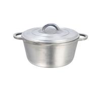 Buckingham Grounded Aluminium Dutch Oven Pot Casserole Dish 26 Cm / 5 Litre