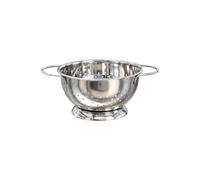 Buckingham Hemispheric Colander - Stainless Steel Strainer (1.5 L / 18 cm) | Colander for Kitchen - Strainer for Rice Pasta Spaghetti Noodles Vegetables & Fruits Footed Base