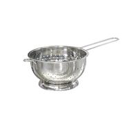 Buckingham Hemispheric Colander - Stainless Steel Strainer - Colander for Kitchen - Sieve for Rice Pasta Spaghetti Noodles Vegetables & Fruits Footed Base 1.5 Litre (18 cm)