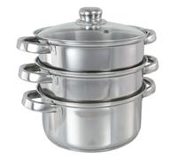 Buckingham INDUCTION 3-Tier Steamer Set 18 cm RRP £40