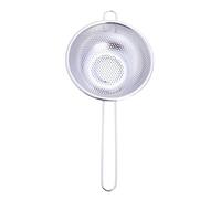 Buckingham Stainless Steel Micro-perforated Deep Colander / Strainer 16.5 Cm Long Handle, Silver
