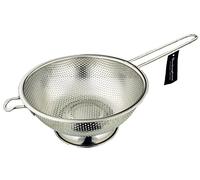Buckingham Stainless Steel Micro-perforated Deep Colander/ Strainer 19.5 Cm Long Handle, Silver