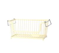 Buckingham Multi-Purpose Stackable Storage Organising Basket 30.5 X 16 X 15 Cm Cream