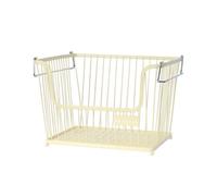 Buckingham Multi-purpose Stackable Storage Organising Basket 30.5 X 26.5 X 22 Cm Cream, Cream