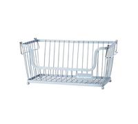 Buckingham Multi-purpose Stackable Storage Organising Basket 30.5 X 16 X 15 Cm Light Grey, Grey
