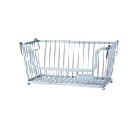 Buckingham Multi-purpose Stackable Storage Organising Basket 30.5 X 16 X 15 Cm Light Grey, Grey