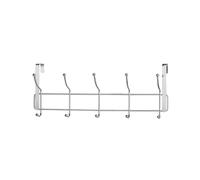 Buckingham Premium Over The Door 10 Hook Coat Hanger, Silver